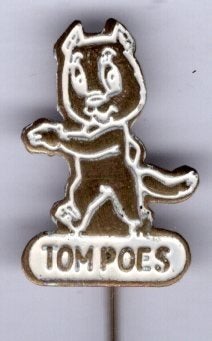 TOMPOES wit op koper toonder strip speldje ( R_050), Verzenden, Nieuw, Figuurtje, Speldje of Pin