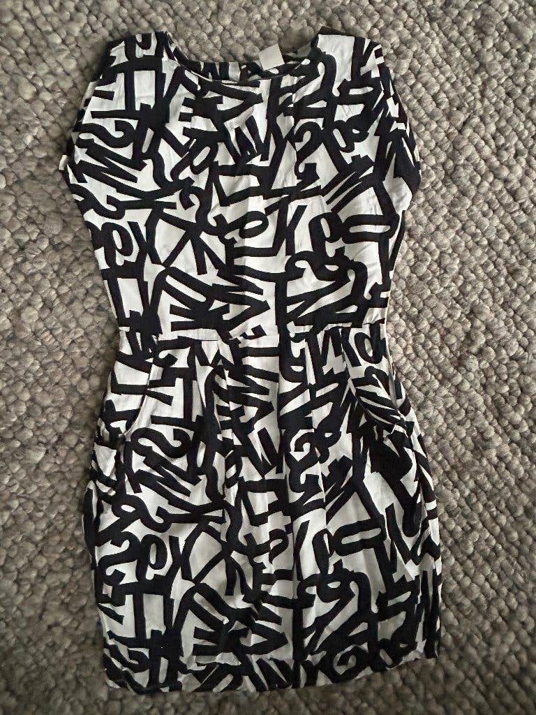 OBJECT collectors item grafisch print jurkje maat 36, Kleding | Dames, Jurken, Meerkleurig, Object, Ophalen of Verzenden, Maat 36 (S)