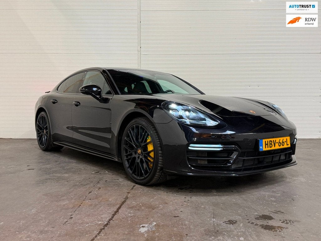 Porsche Panamera 2.9 4 E-Hybrid / Luchtvering / Panoramadak, Auto's, Gebruikt, 4 stoelen, Zwart, Bedrijf