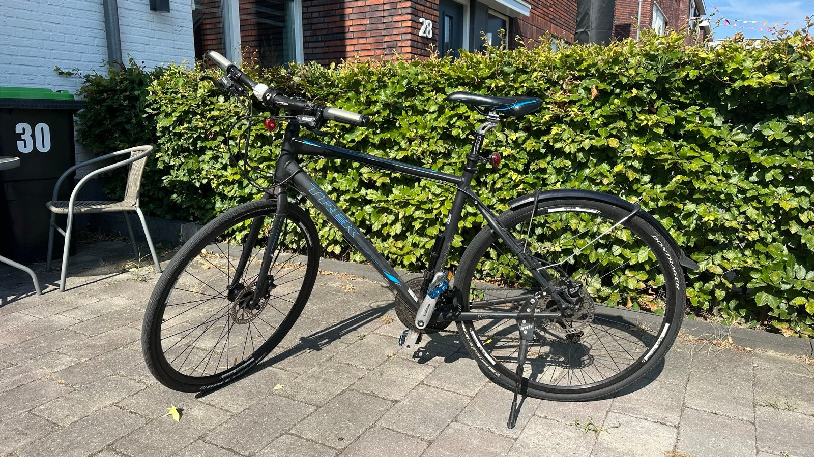 Trek FX 7.4 Disc Hybride Fiets - 51cm Frame - Schijfremmen, Fietsen en Brommers, Gebruikt, Versnellingen, 49 tot 53 cm, Schijfrem