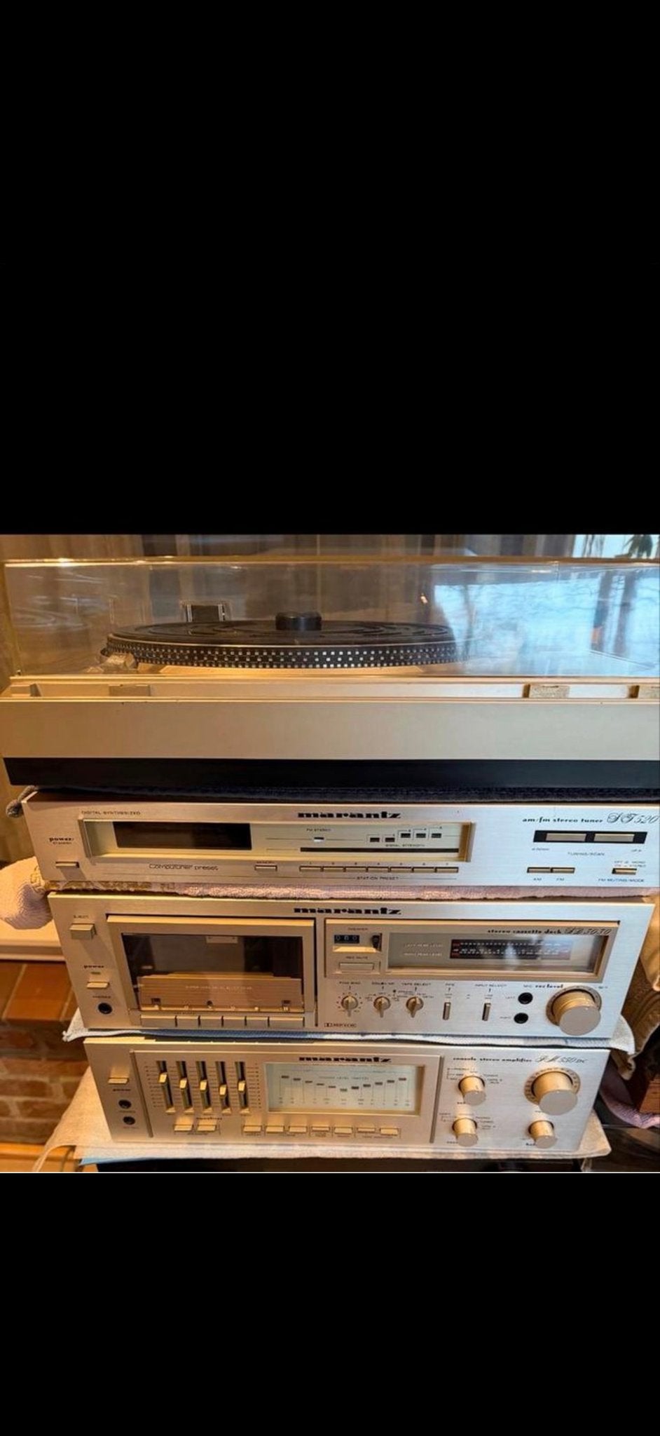 Marantz Stereoset met Platenspeler, Cassettedeck, Tuner, Overige merken, Gebruikt, Cassettedeck, Losse componenten