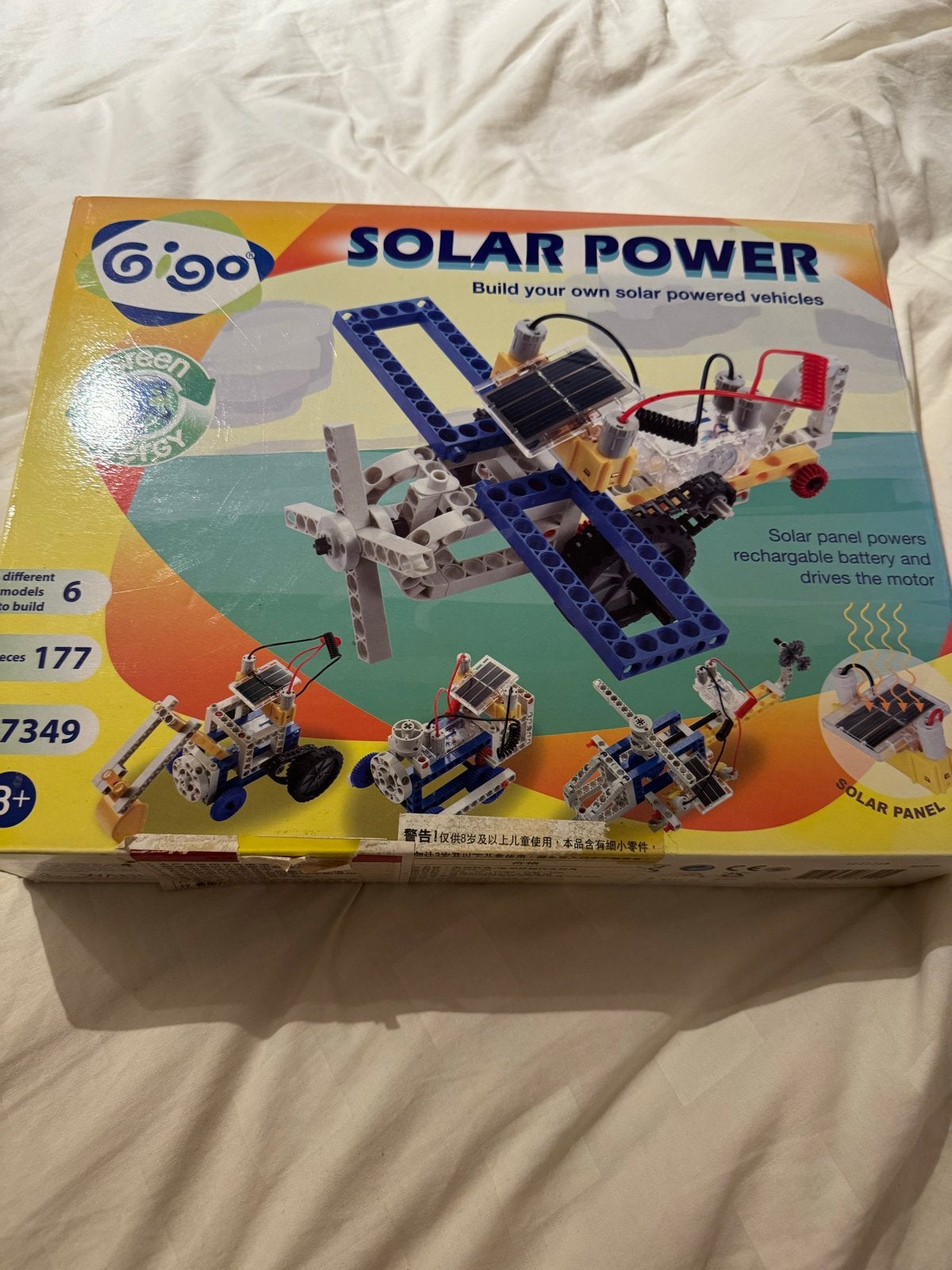 Gigo Solar Power Bouwpakket - Bouw je eigen zonne-voertuigen, Ophalen of Verzenden, Zo goed als nieuw, Knutselen