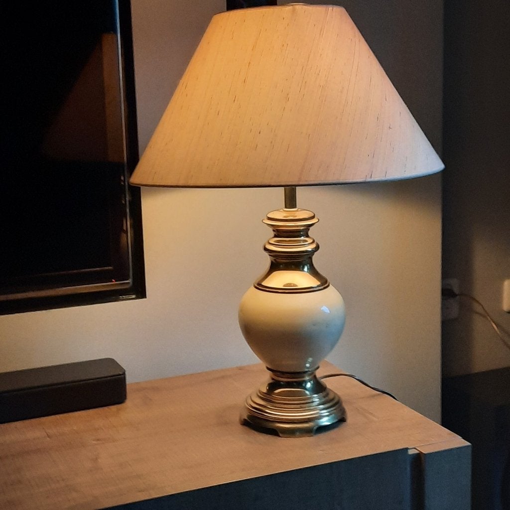 schemerlampen 2 stuks, Huis en Inrichting, Lampen | Tafellampen, Gebruikt, Klassiek, 65 cm, Ophalen