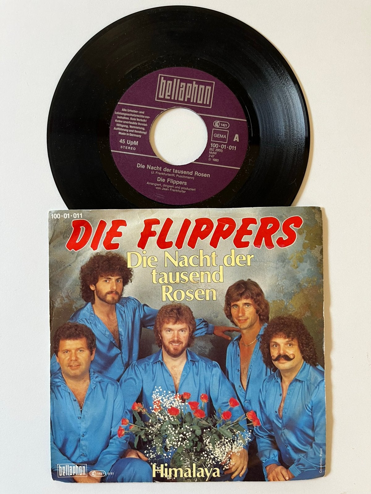 Die Flippers “ Die nacht der tausend rosen “, Ophalen of Verzenden, Zo goed als nieuw, Pop