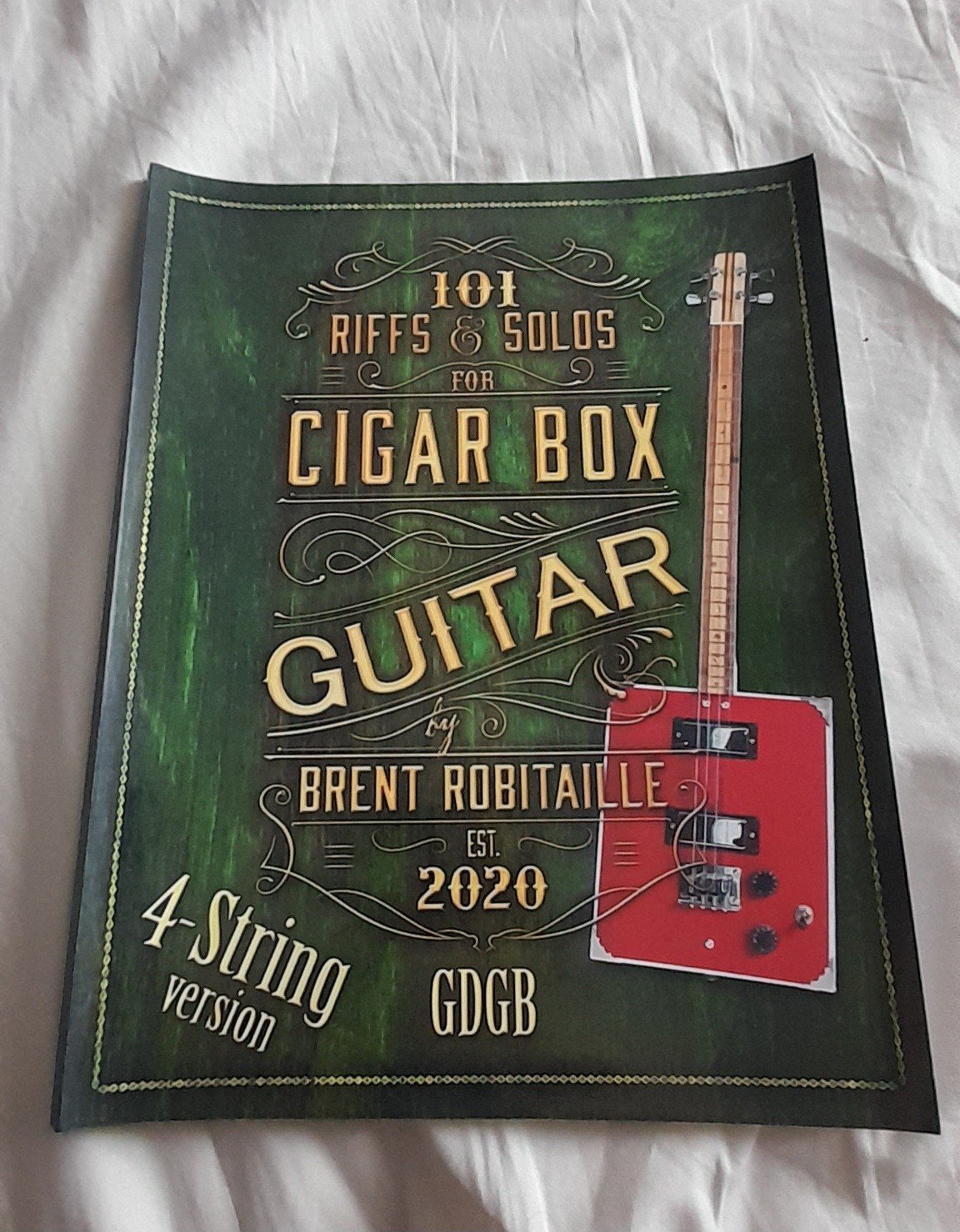 101 Riffs & Solos for Cigar Box Guitar - 4-String Version, Les of Cursus, Ophalen of Verzenden, Blues, Gitaar