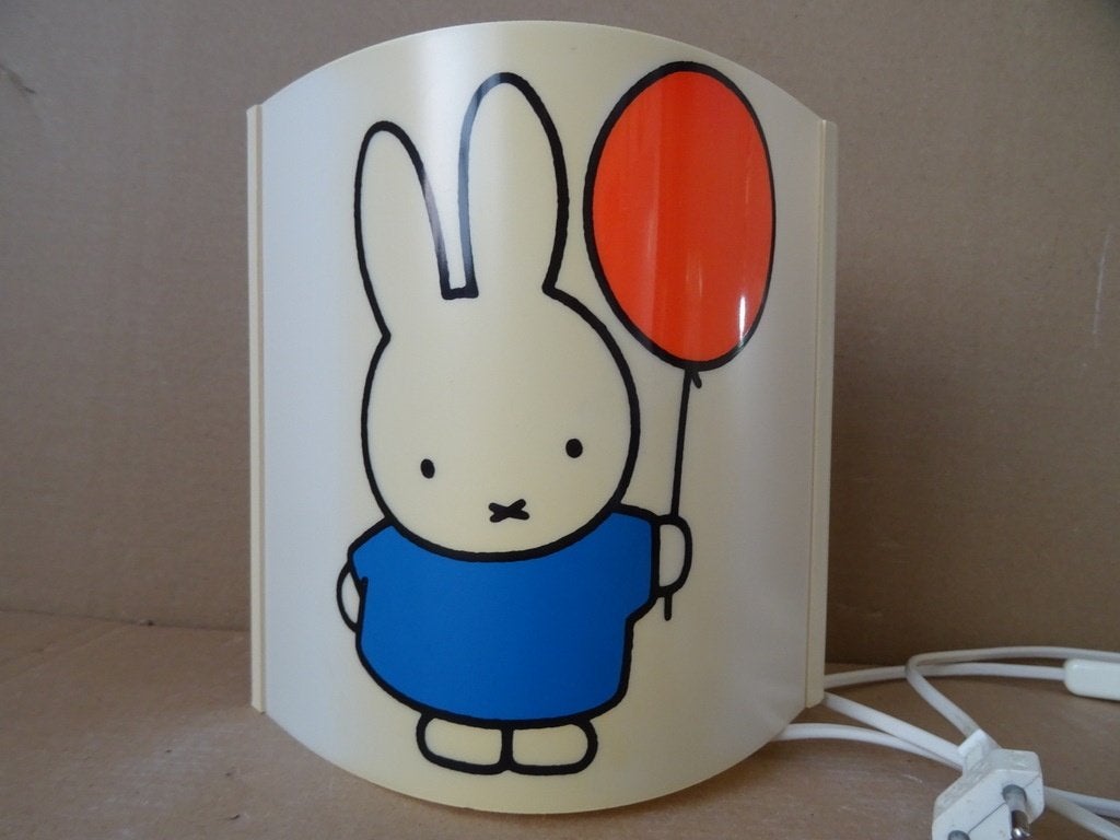Vintage Nijntje lamp wandlamp nachtlampje nachtlamp 1986, Ophalen of Verzenden