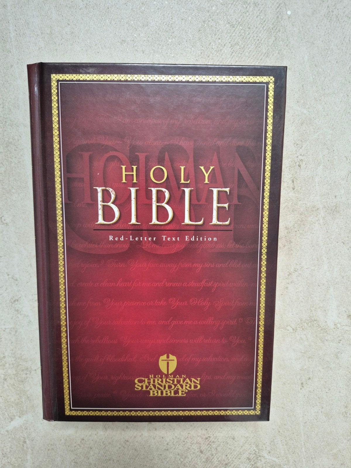 The Holy Bible - Holman Christian Standard Bible RED LETTER, Ophalen of Verzenden, Zo goed als nieuw, Diverse auteurs, Christendom | Katholiek