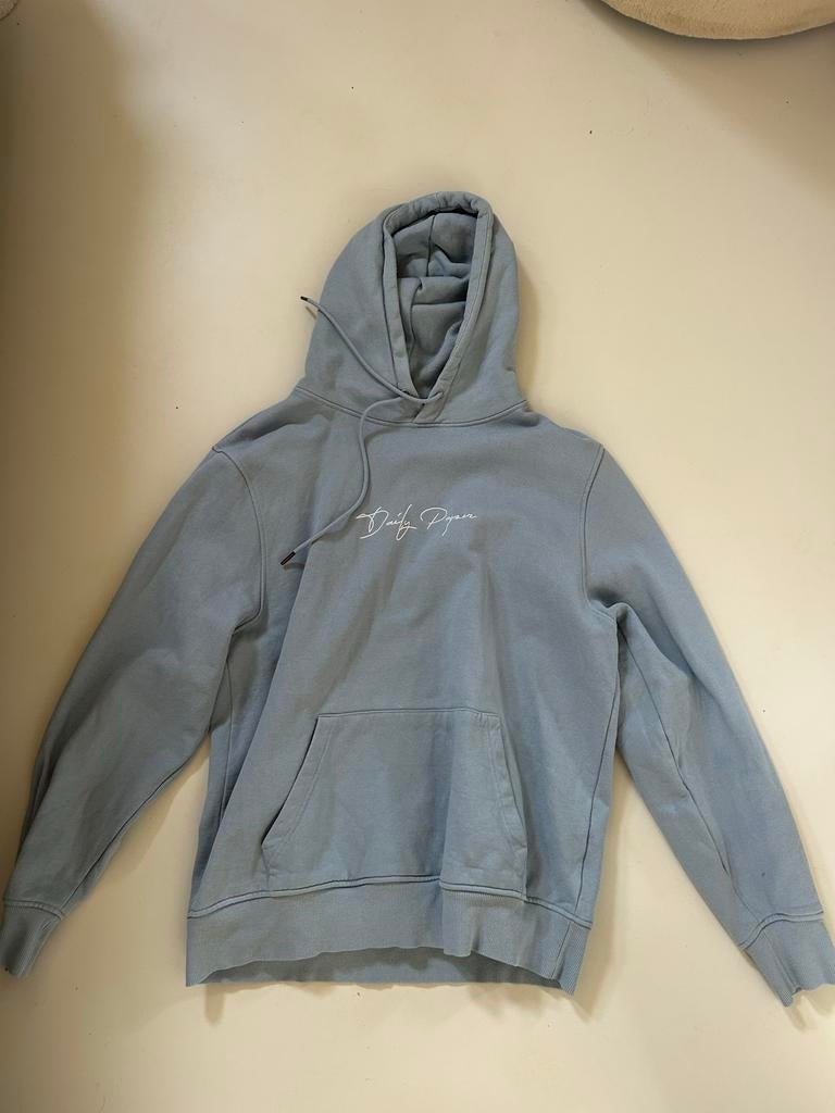 Daily Paper Trui Blauw Maat L - Comfortabele Hoodie, Ophalen of Verzenden, Gedragen, Maat 52/54 (L), Blauw