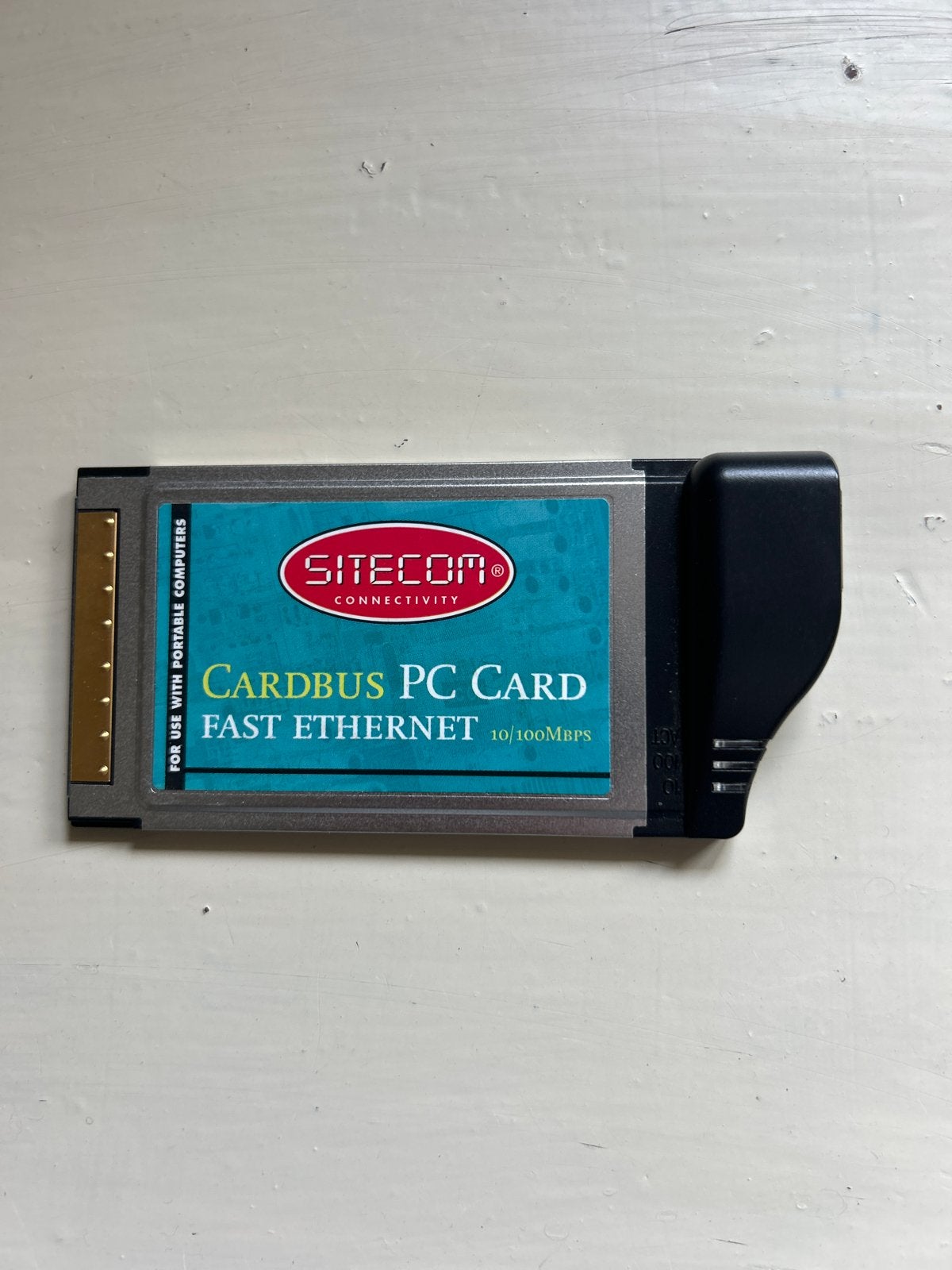 Sitecom CardBus PC Card Fast Ethernet 10/100Mbps, Computers en Software, Netwerk switches, Gebruikt, Ophalen of Verzenden