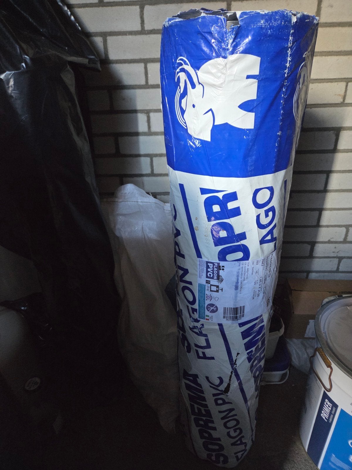 New Soprema Flagon SR PVC Roofing kleur 7047, Kunststof, Zwart, Nieuw, Ophalen of Verzenden