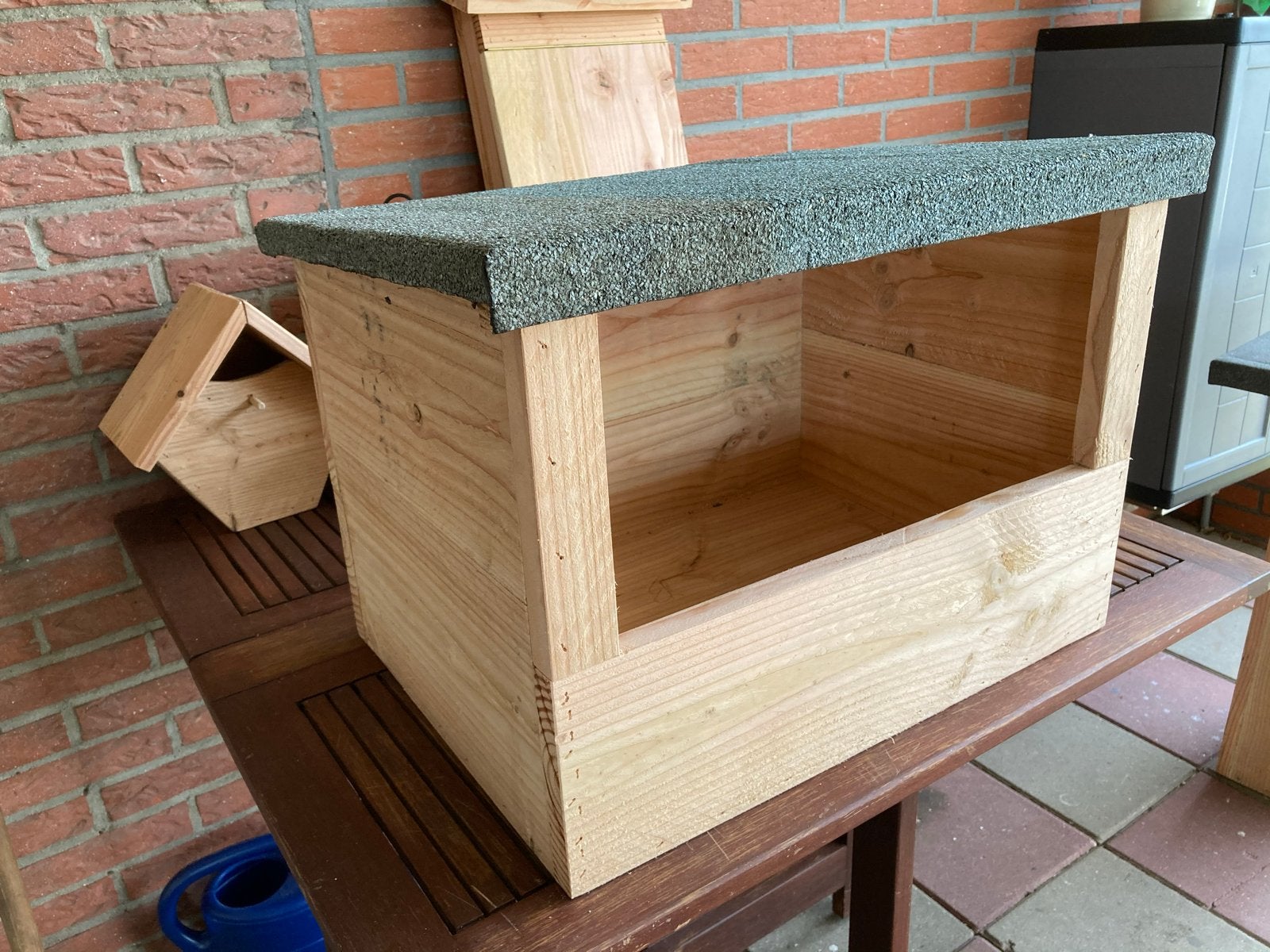 Nieuwe nestkast voor valk van douglas hout met bitumen dak, Ophalen of Verzenden, Nieuw