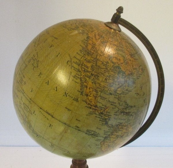 antieke kleine Nederlandse wereldbol globe Utrecht, Verzenden