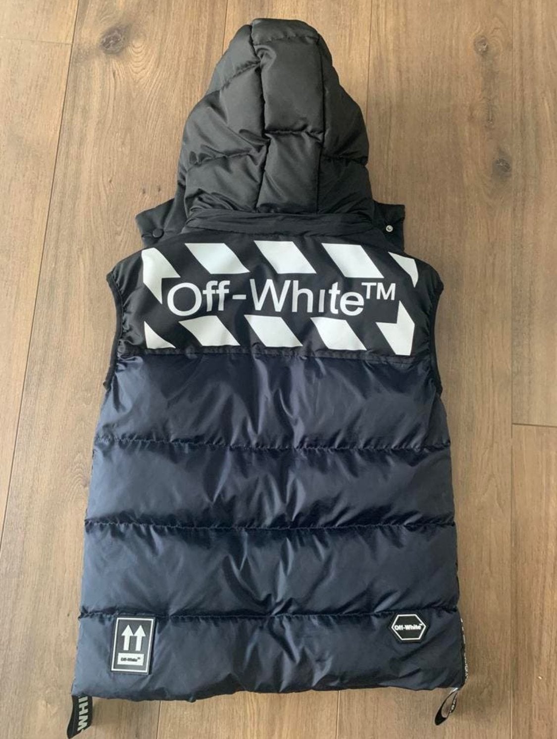 Off-White Bodywarmer maat S, Kleding | Dames, Ophalen of Verzenden, Zo goed als nieuw, Maat 38/40 (M), Blauw