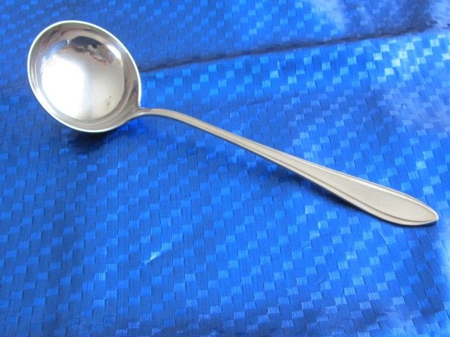 1 soeplepel 31cm Gero Zilmeta puntfilet 718., Huis en Inrichting, Keuken | Bestek, Gebruikt, Gero, Los bestek, Ophalen of Verzenden