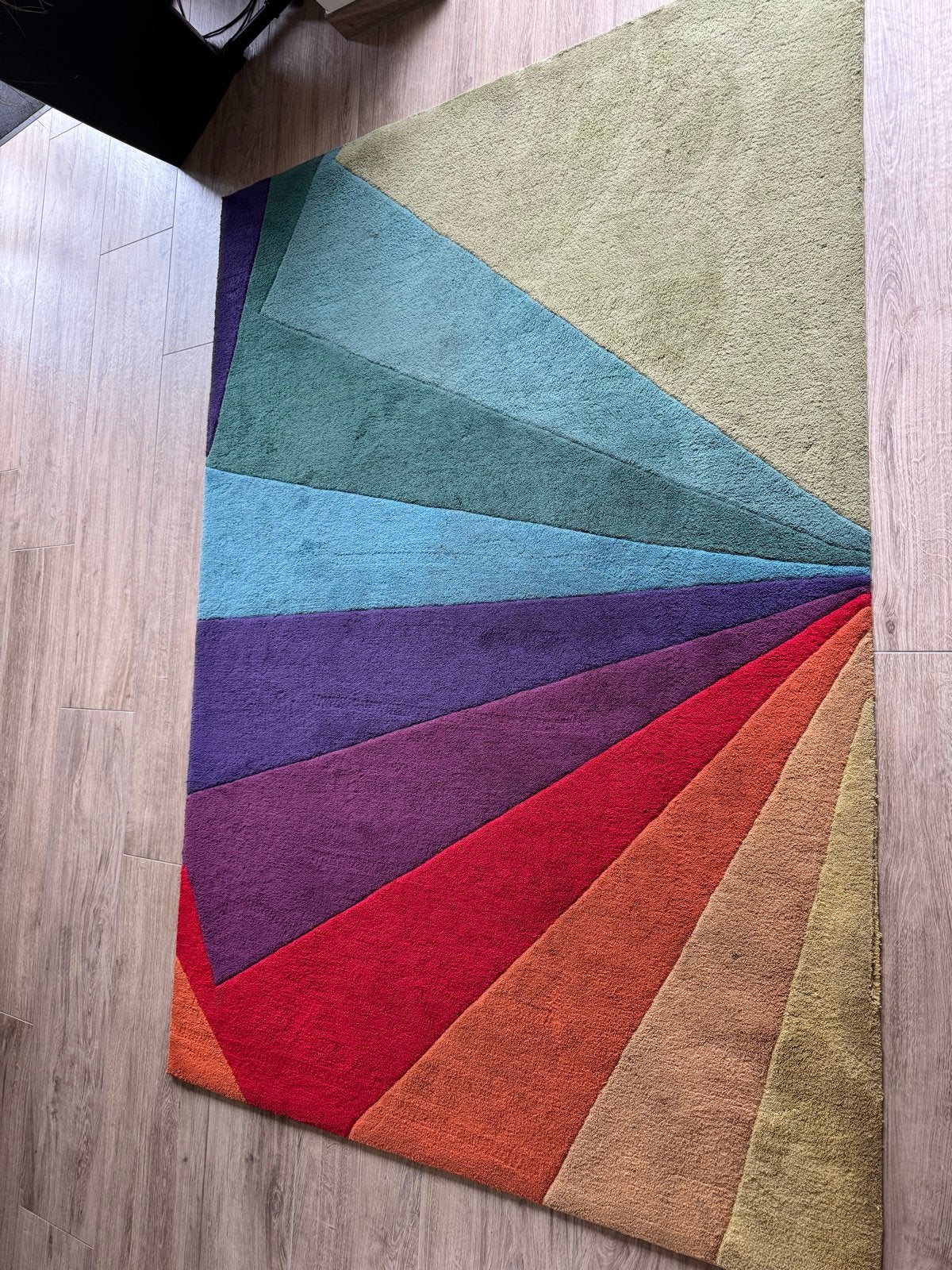 Regenboog Vloerkleed Arte Espina Joy 140x200 cm, Blauw, 100 tot 150 cm, Laagpolig, 200 cm of meer