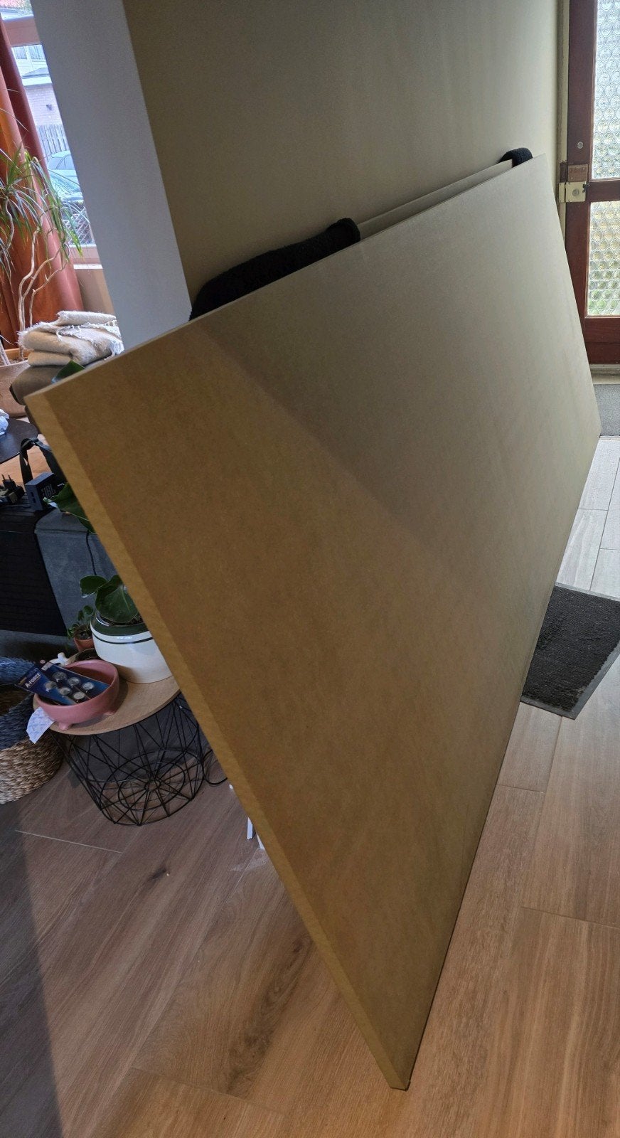 Vochtwerend MDF-plaat groen - MDF v313 - 30x1220x1800mm, Ophalen