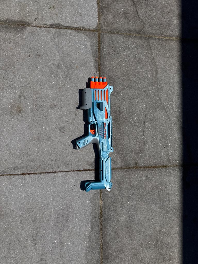 Nerf Tetrad Blaster, Ophalen, Zo goed als nieuw