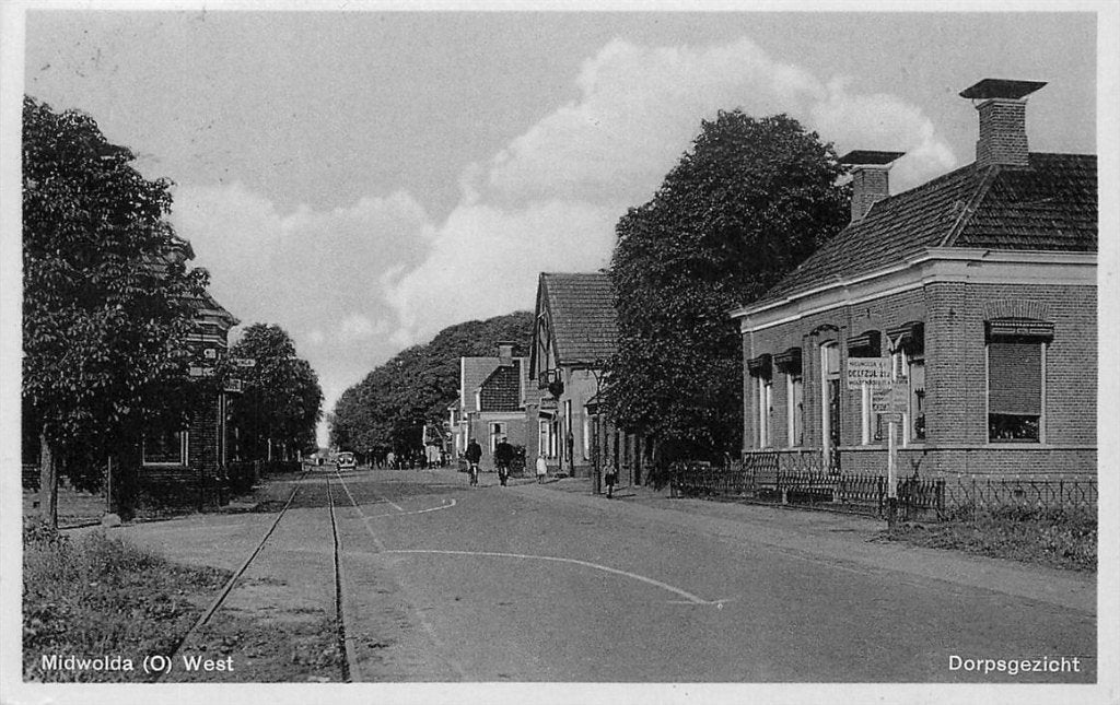 378-332-023 Midwolda Dorpsgezicht, Verzenden, Voor 1920, Groningen