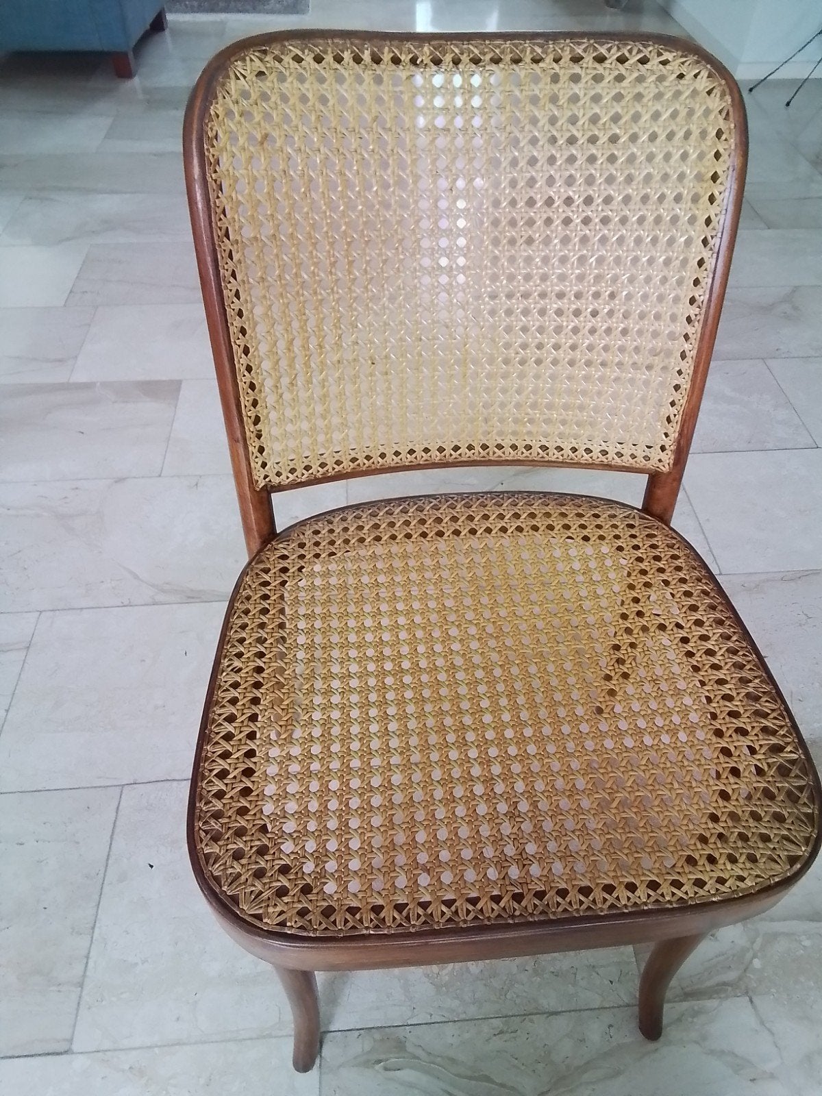 Vier Thonet eetkamerstoelen met webbing, Antiek en Kunst, Antiek | Meubels | Stoelen en Banken, Ophalen