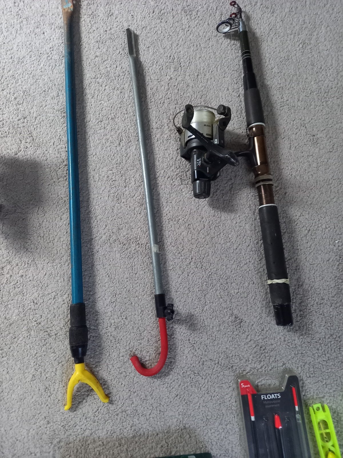 vis spullen verzameling o a werphengels, Watersport en Boten, Ophalen, Molen