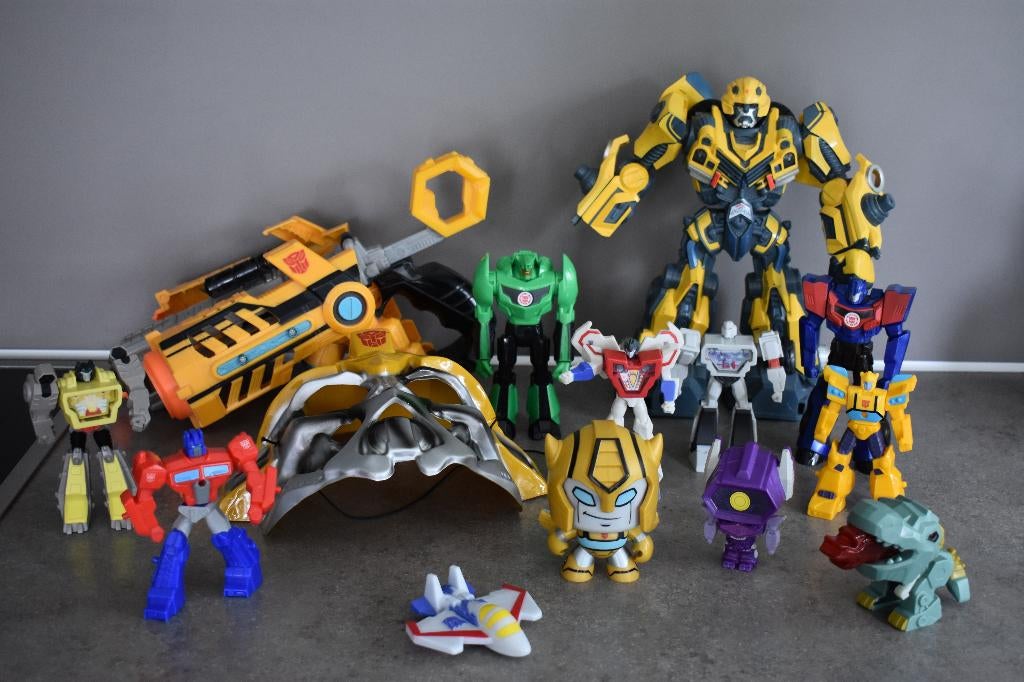 Transformers verzameling voor de jongere fan 14x, Verzamelen, Transformers, Overige generaties, Ophalen of Verzenden, Gebruikt