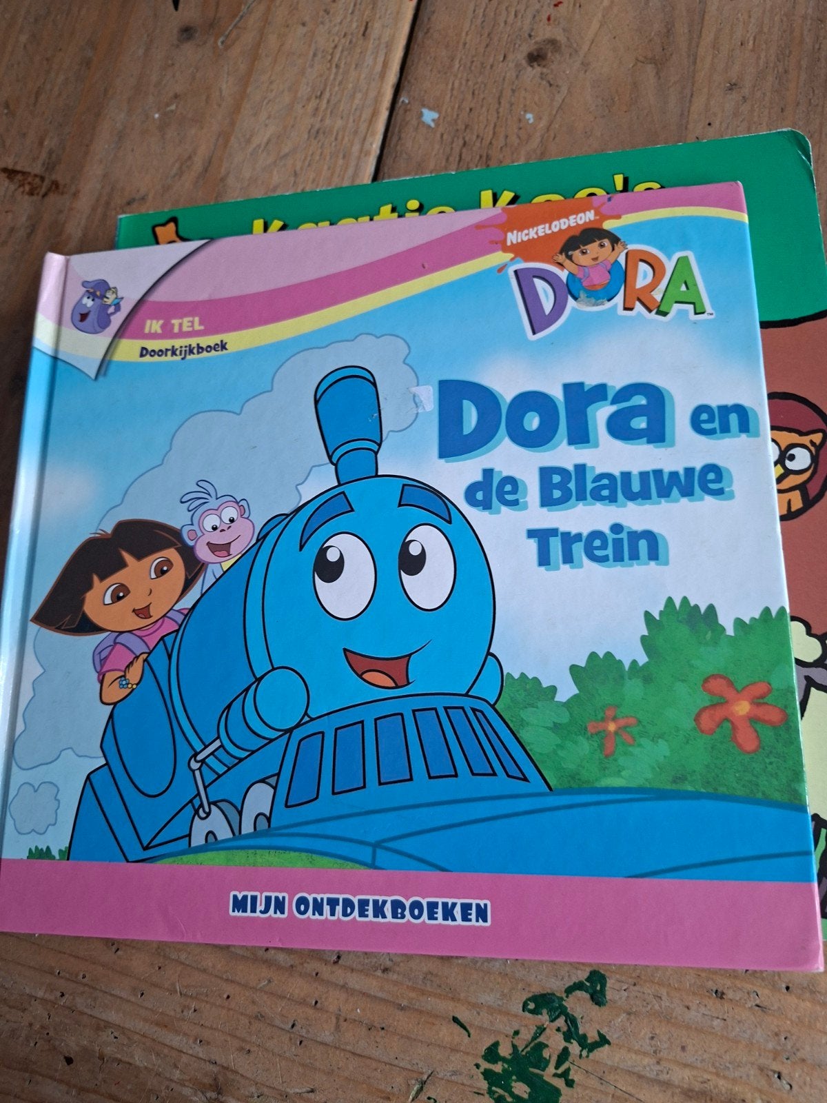 Dora en de Blauwe Trein - Mijn Ontdekboeken, Boeken, Kinderboeken | Baby's en Peuters, Ophalen of Verzenden, Zo goed als nieuw