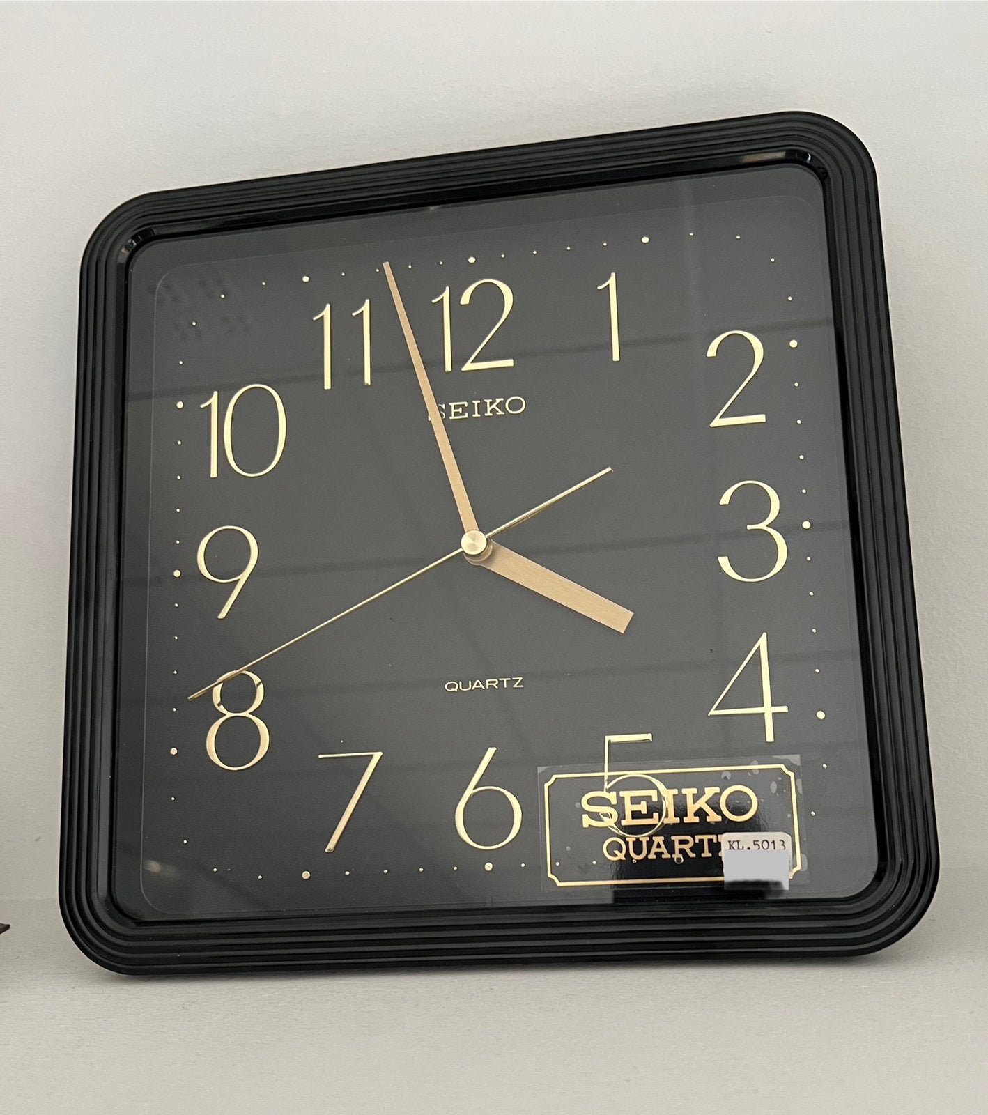 ongebruikte retro zearte Seiko wandklok., Huis en Inrichting, Woonaccessoires | Klokken, Ophalen of Verzenden, Nieuw, Wandklok
