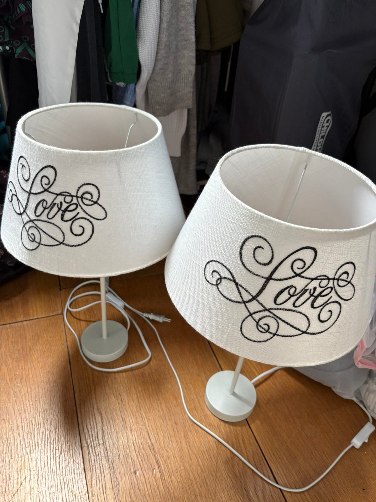 Leuke lampenset, Ophalen, Tafellamp, Wit, Rond