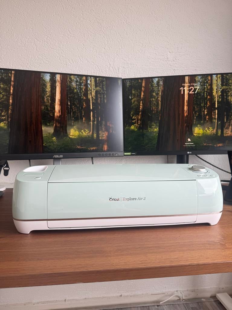 Cricut Explore Air 2 snijmachine - Zo goed als nieuw, Geschikt voor karton, Overige thema's, Meerkleurig, Ophalen of Verzenden