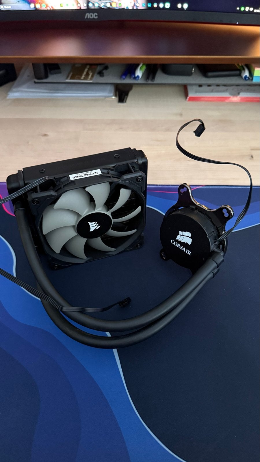 Corsair Hydro H55 120 mm AIO Waterkoeling, Ophalen of Verzenden, Gebruikt, Waterkoeling