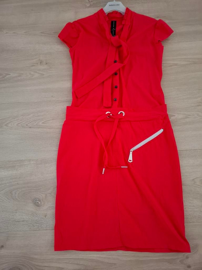 Jane Lushka jurkje rood S, Ophalen of Verzenden, Zo goed als nieuw, Jane Lushka, Maat 36 (S)