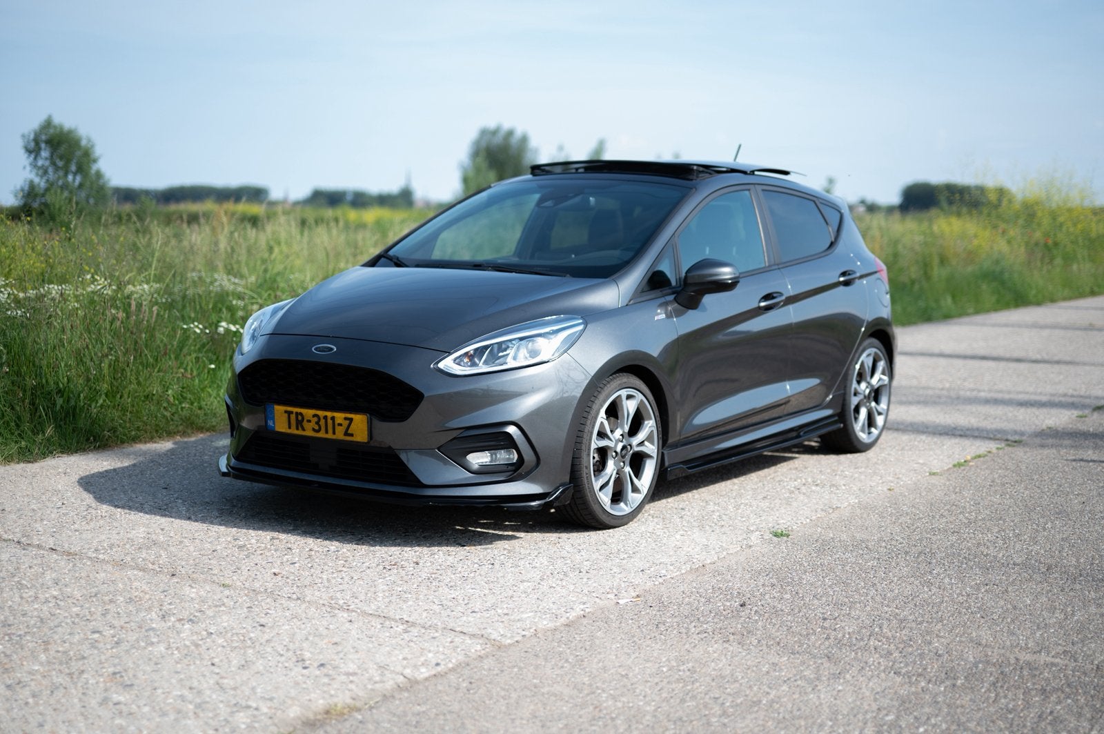 Ford Fiësta st-line |2018|150pk|Panoramadak|B&O|winterpakket, Auto's, Ford, Voorwielaandrijving, Zwart, 150 pk, Leder en Stof