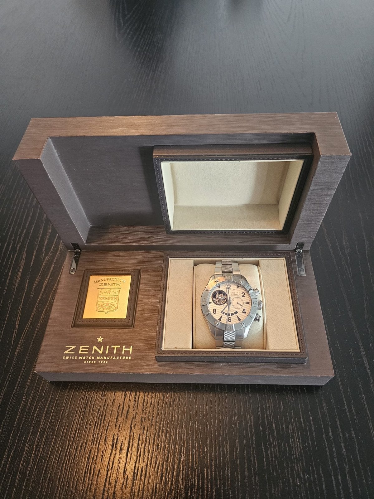 Zenith El Primero Polshorloge - Nieuwprijs € 21.800, Sieraden, Tassen en Uiterlijk, Horloges | Heren, Zo goed als nieuw, Polshorloge
