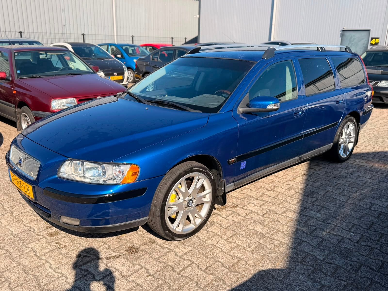 Volvo V70 2.4 Comfort Line 2002 Ocean Race Airco APK 2027, Voorwielaandrijving, Blauw, 170 pk, Onderhoudsboekje