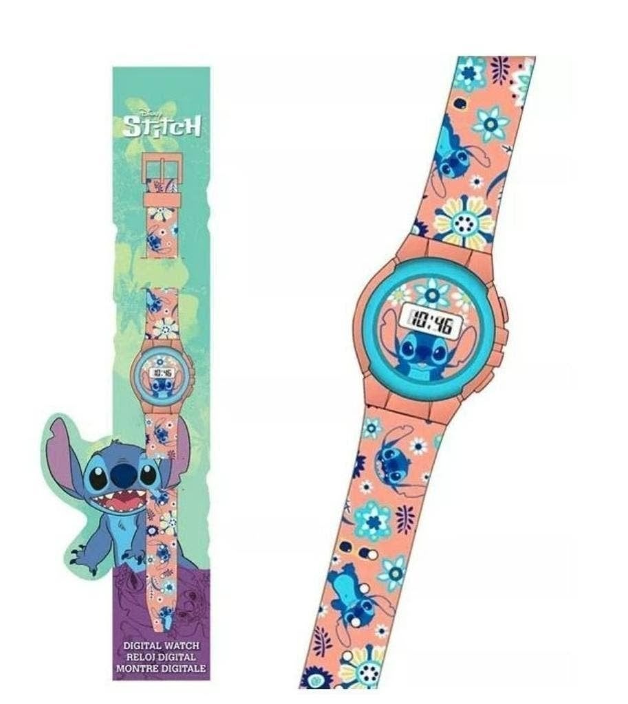 Stitch Horloge - Digitaal - Disney Kinderhorloge, Sieraden, Tassen en Uiterlijk, Horloges | Kinderen, Meisje, Nieuw, Ophalen of Verzenden