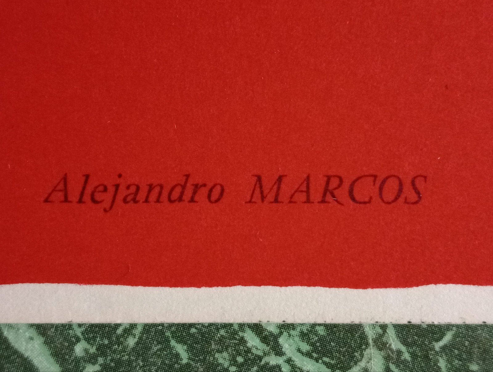 Pop Art lithografie 1967 Alejandro Marcos, Ophalen of Verzenden