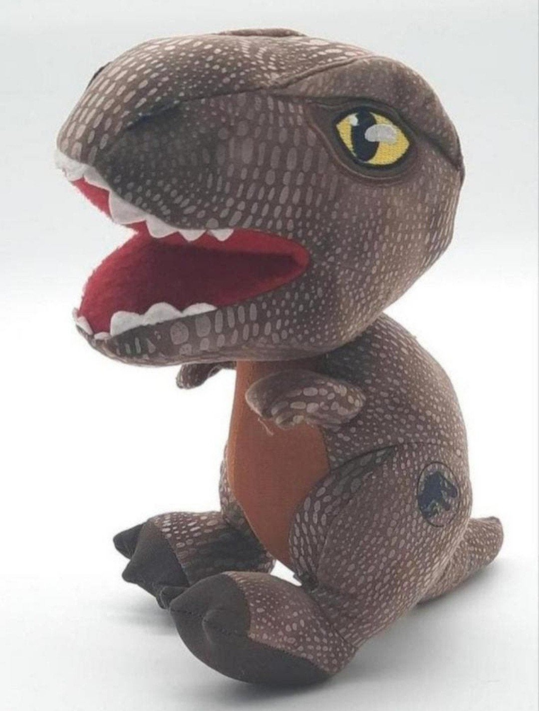 Jurassic World T-Rex Dinosaurus knuffel 22cm hoog, Ophalen of Verzenden, Zo goed als nieuw, Film, Actiefiguur of Pop