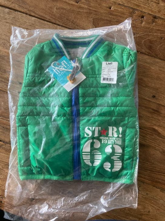 Nieuwe Lief! Lifestyle jasje groen maat 74, Ophalen of Verzenden, Nieuw, Jongetje of Meisje