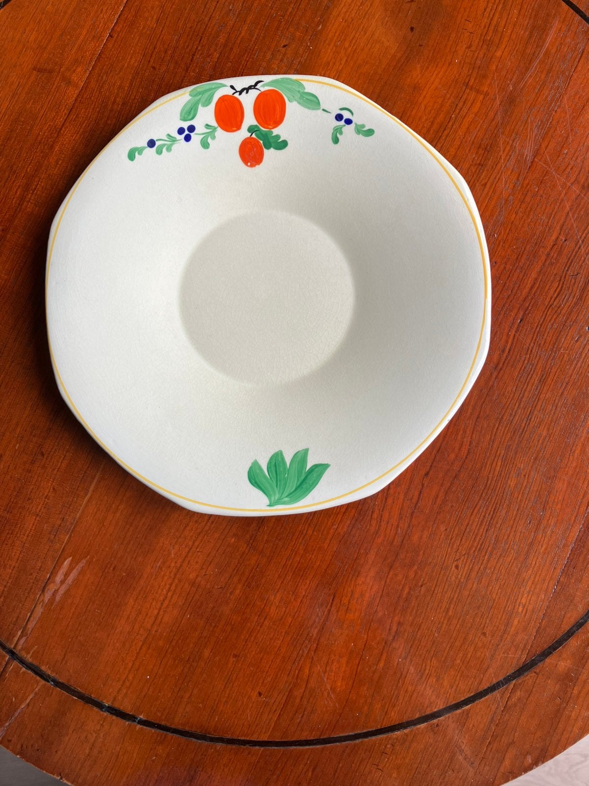 Grote crèmekleurige serveerschaal Adderley Ware, Ophalen of Verzenden