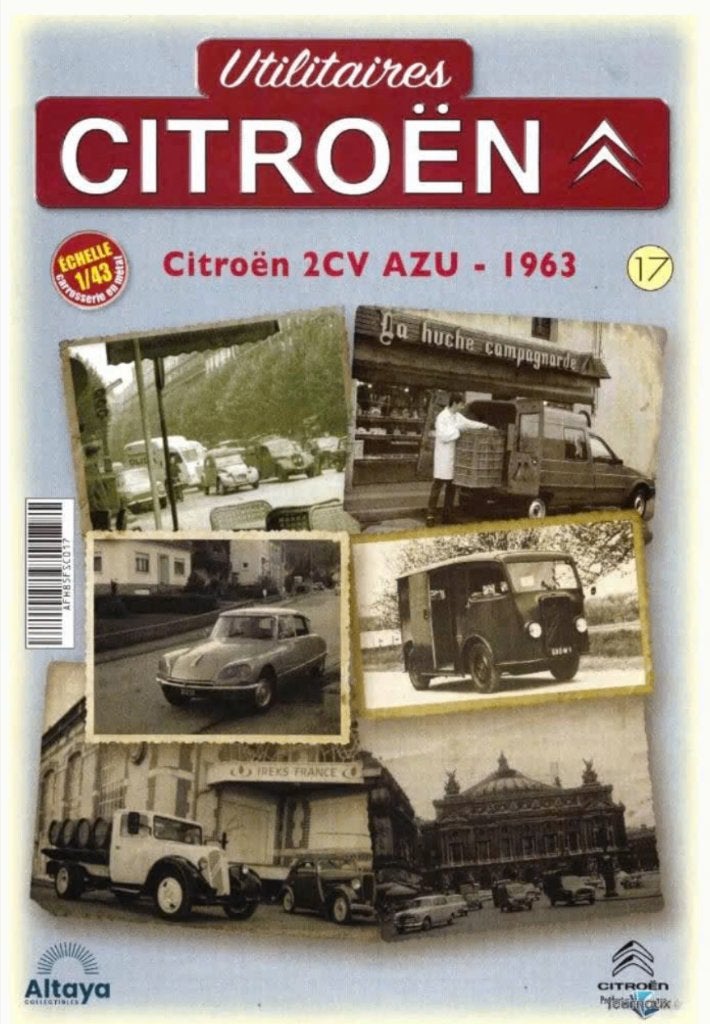 Citroen 2CV AZU 61 creme NIVEA 1/43 Utilitaires Citroen # 17, Verzenden, Nieuw, Auto, Overige merken