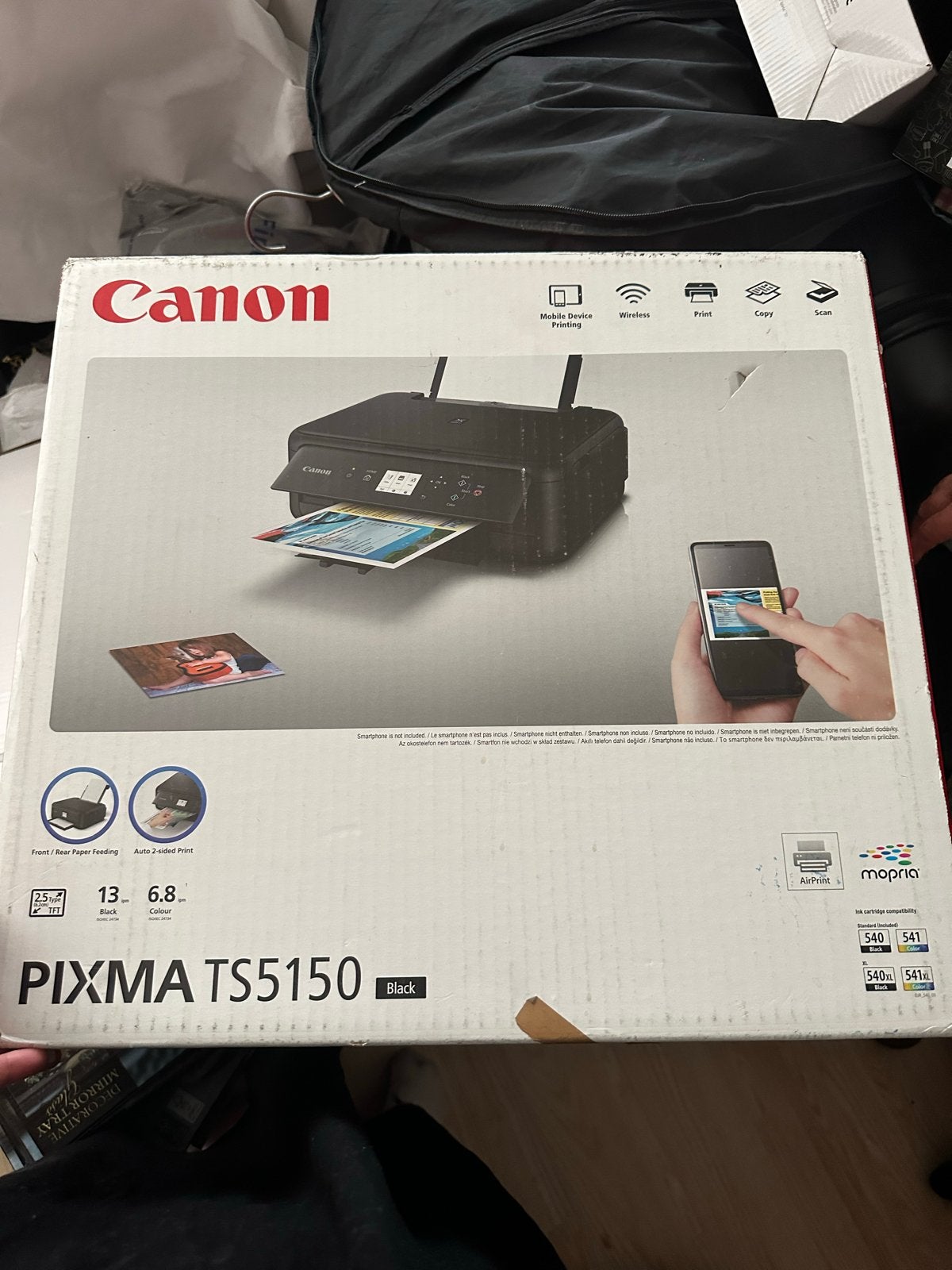 Canon Pixma TS5150 All-in-One Printer Zwart (nieuw), Inkjetprinter, All-in-one, Ophalen of Verzenden, Draadloos