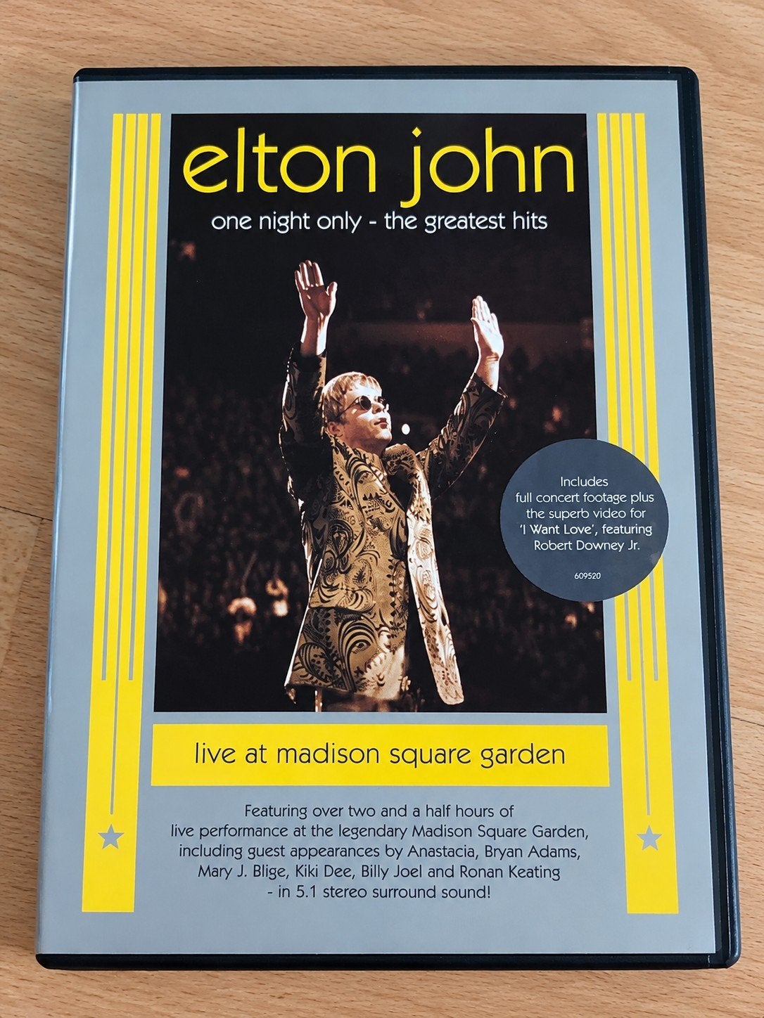 Elton John - One Night Only, Cd's en Dvd's, Alle leeftijden, Ophalen of Verzenden, Zo goed als nieuw