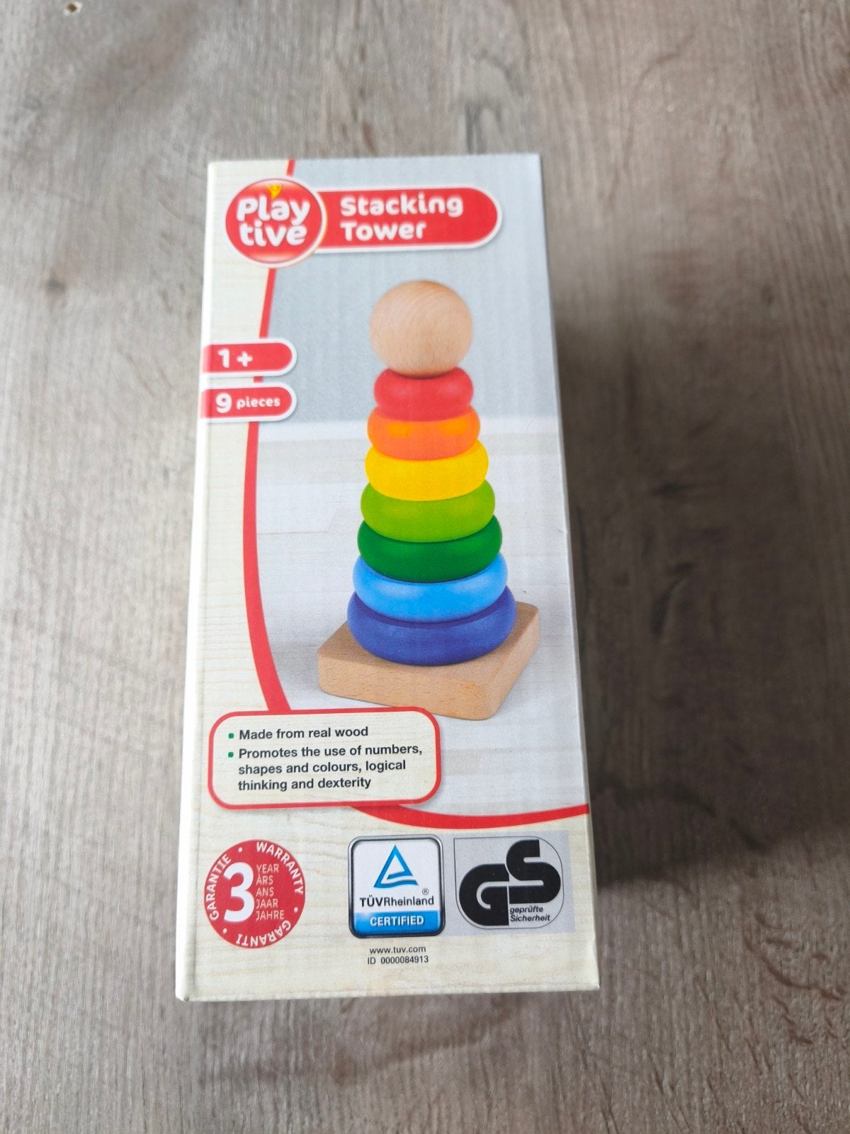Houten speelgoed stapeltoren, Kinderen en Baby's, Speelgoed | Houten speelgoed, Ophalen, Nieuw