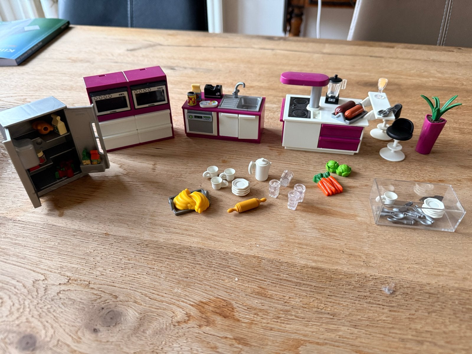 Playmobil Moderne Keuken met Accessoires, Ophalen of Verzenden, Zo goed als nieuw, Jongen of Meisje
