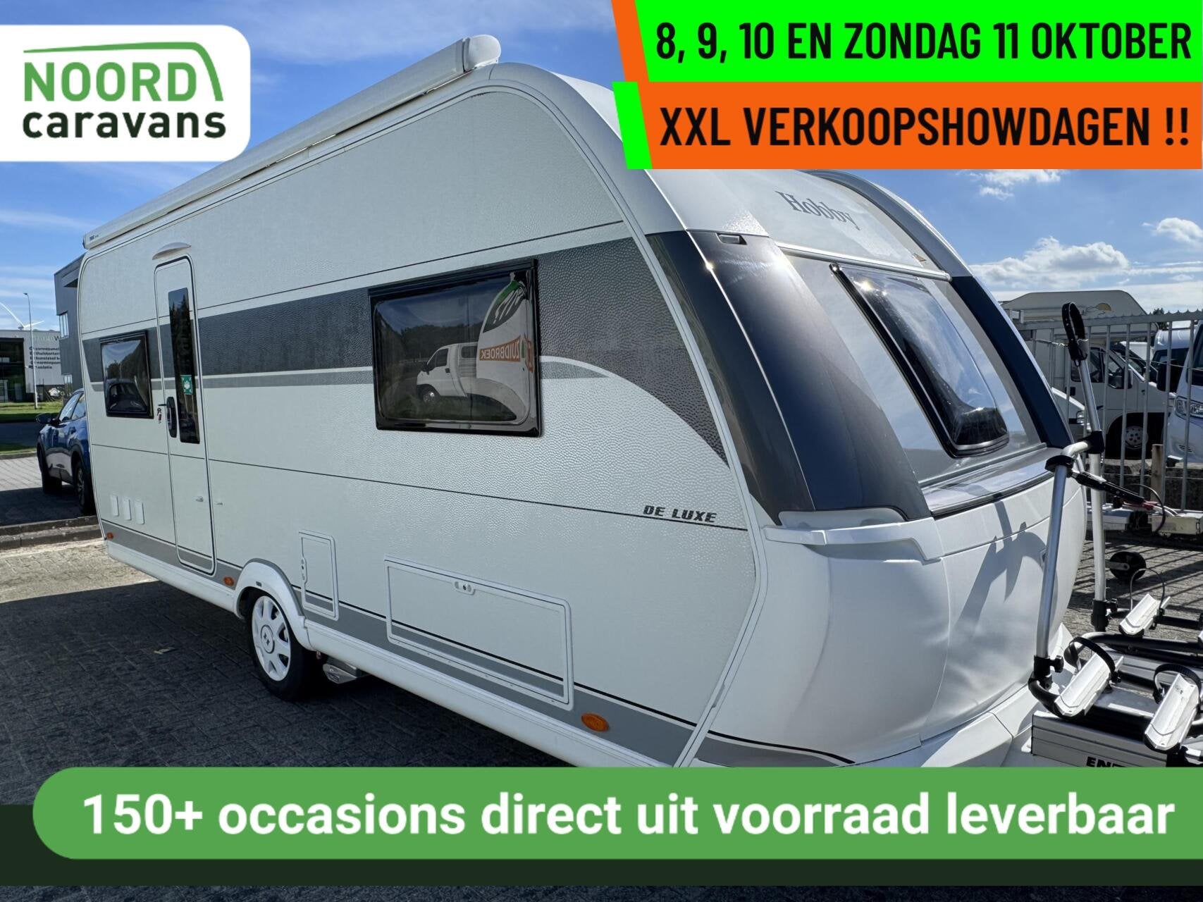 Hobby 540 - XXL VERKOOPSHOW 8,9,10 & 11 OKT. 10-17 UUR, Rondzit, Hobby, 7 tot 8 meter, Bedrijf