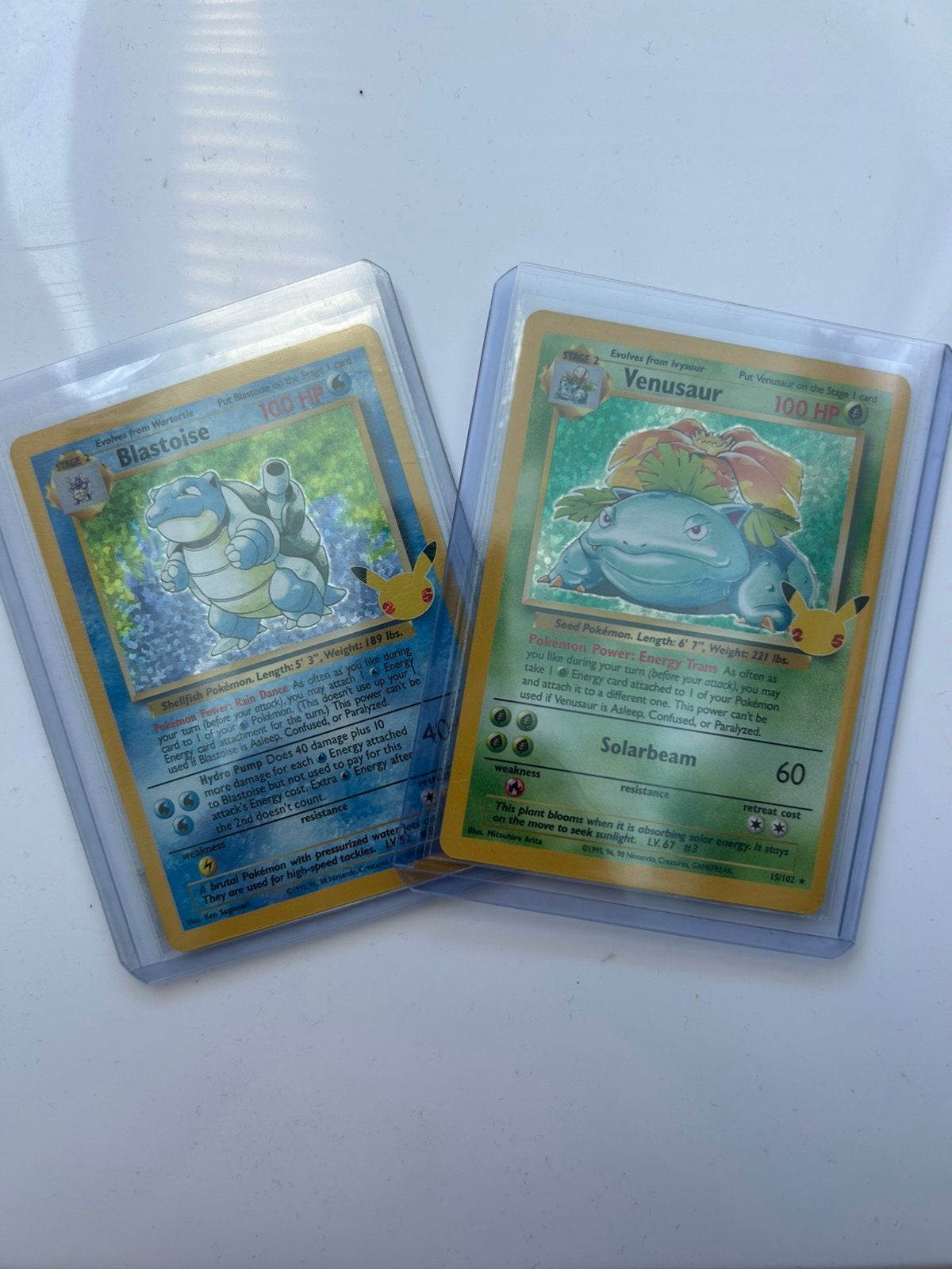 Pokémon Celebrations Blastoise & Venusaur – 25th Anniversary, Verzenden, Nieuw, Meerdere kaarten, Foil