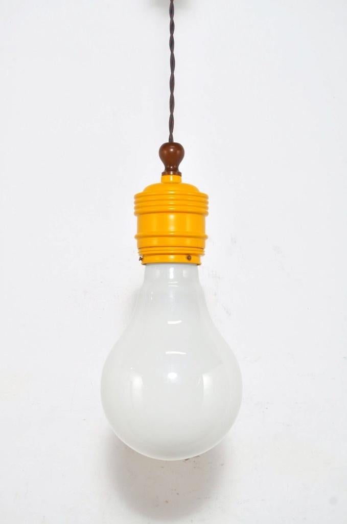 Pop art bulb lamps vintage gloeilampen oversized hanglamp, Ophalen of Verzenden, Gebruikt, Glas, Minder dan 50 cm
