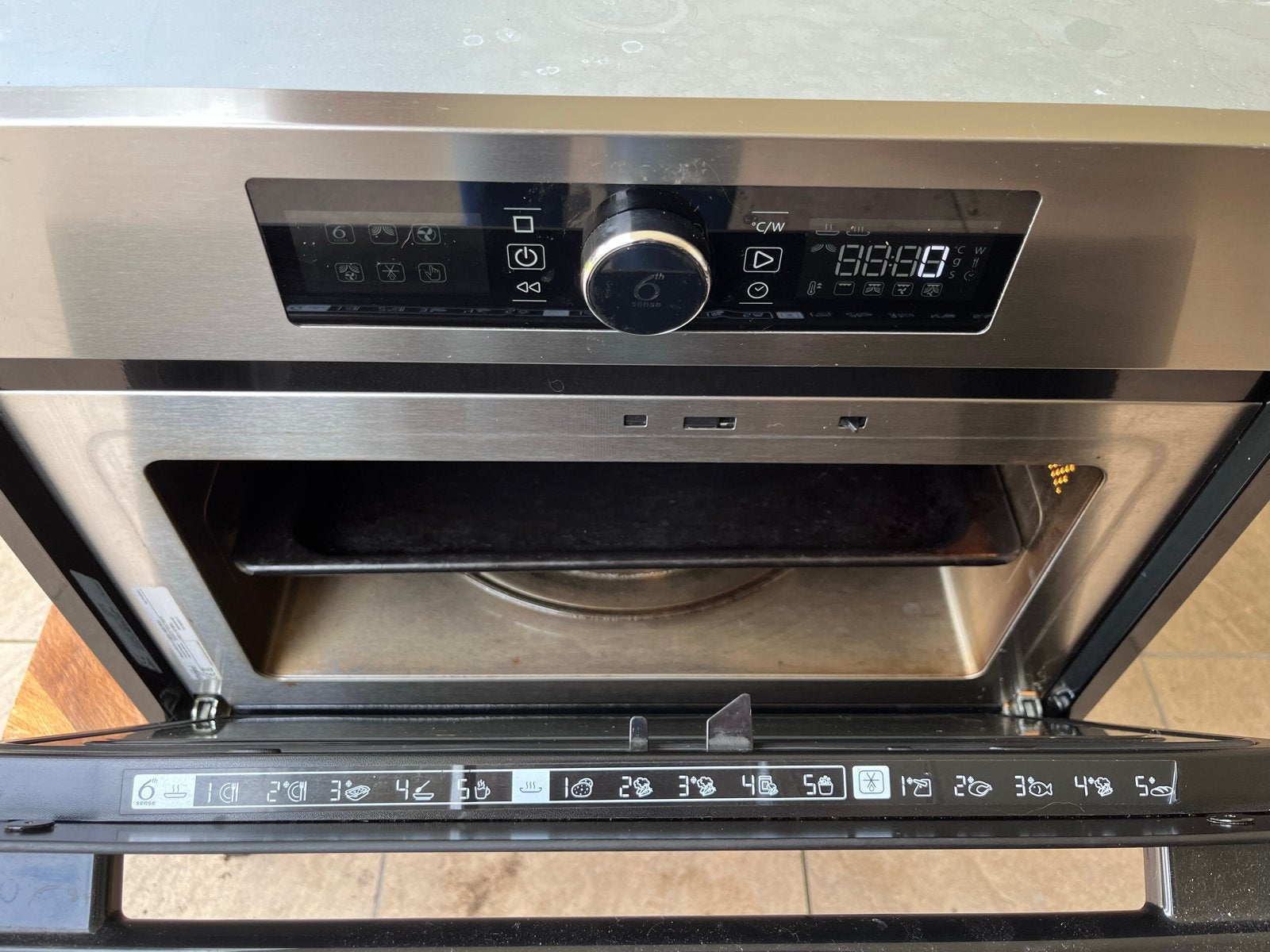 Whirlpool AMW 9604 Inbouw Combioven, Whirlpool, Gebruikt, Ophalen of Verzenden, Combi-oven