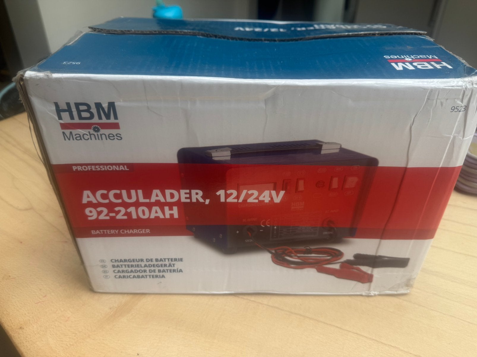 Hbm acculader NIEUW in de doos, Ophalen, Nieuw, Minder dan 700 watt, Overige typen