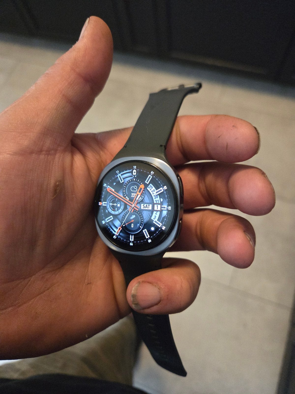 Samsung Galaxy Watch 8 LTE - Smartwatch, Ophalen, Zwart, Zo goed als nieuw, Samsung